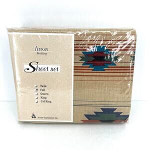 Vintage Arrow Bedding Aztec Southwestern full sheet set